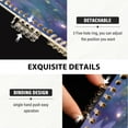 thumbnail image 4 of WOBOGO Purple Sparkling Butterfly Notebook College Horizontal Grid Paper Ink Spill Resistant Water Resistant Cover 8.3x5.7x0.4in, 4 of 8