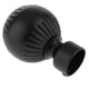 thumbnail image 4 of Remates para barra de cortina, tapa de extremo de barra de cortina de ventana, 28 mm de diámetro interior Style1-Black, 4 of 7