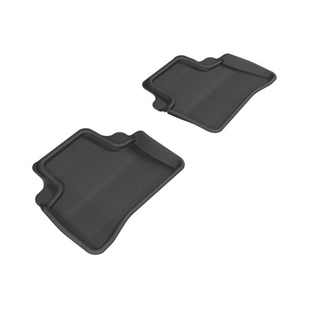 3D MAXpider 2010-2016 Mercedes-Benz E-Class W212 Kagu 2nd Row Floormats - Black (L1MB05721509)