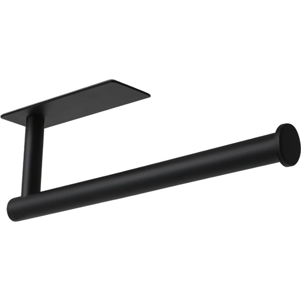 Soporte para toallas de papel debajo del gabinete, toallero de papel para pared, hecho de acero inoxidable SUS304, soporte para toallas de papel para ahorro de espacio, para gabinetes de cocina y