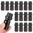 thumbnail image 1 of 20pcs 5ml Essential Oils Bottles Amber Glass Bottles Refillable Sample Container, 1 of 4