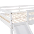 thumbnail image 7 of Full Size Loft Bed with Slide and Ladder, ,No Box Spring Needed, White, 7 of 7