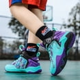 thumbnail image 2 of Kid's Basketball Shoes Boys Sneakers Girls Trainers Comfort High Top Basketball Shoes for Boys(Little Kid/Big Kid), 2 of 5