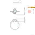thumbnail image 5 of Angara Lab Grown Diamond Engagement Ring for Women in 14K White Gold - April Birthstone Jewelry | 1.7ct Lab Created Diamond Ring (Ring Size - 9.5), 5 of 8