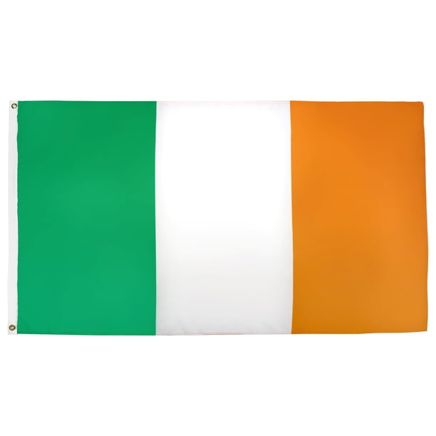 Bandera AZ FLAG Ireland, 250 x 150 cm, poliéster 100D, con ojales