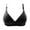 Black, variant on LYEAA Wireless Womens Bras Push up Lightly Lined Daily Bras Wirefree Adjustable Strap Soft Bralette No Wire Breathable Comfort Sleeping Bras Black M