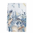 thumbnail image 2 of Blue Turtle Coastal Kitchen Towels Set of 1,Summer Beach Coral Nautical Starfish Sea Eucalyptus Absorbent Dish Towels for Kitchen,Microfiber Hand Towel,Quick Drying Tea Towel for Cleaning Dishcloths, 2 of 7