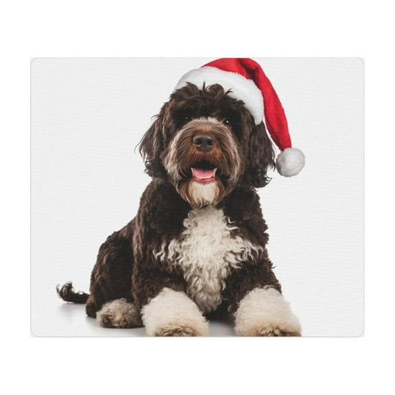 DistinctInk Mouse Pad - 1/4" Foam Rubber - Spanish Water Dog