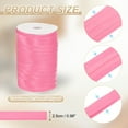 thumbnail image 2 of Uxcell Double Fold Bias Tape, Continuous Bulk Satin Fabric for Sewing and Quilting Pink, 2 of 7