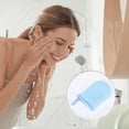 thumbnail image 5 of Unique Bargains 1 Pc Rectangular Glove Type Facial Sponges 3.94"x5.12" Light Blue, 5 of 6