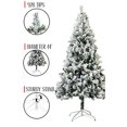 thumbnail image 4 of Perfect Holiday Arbre de Noël, 8 Pieds, Neige Floquée, 4 of 5