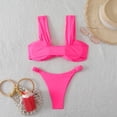 thumbnail image 6 of Warop Women's High-Waisted Bikini Set, Drawstring Adjustable Push-Up Swimsuit for Beach, Pool and Vacation, 6 of 7
