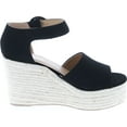 thumbnail image 6 of SODA Fabia Women's Open Toe Anke Strap Espadrille Wedge Sandal, 6 of 7