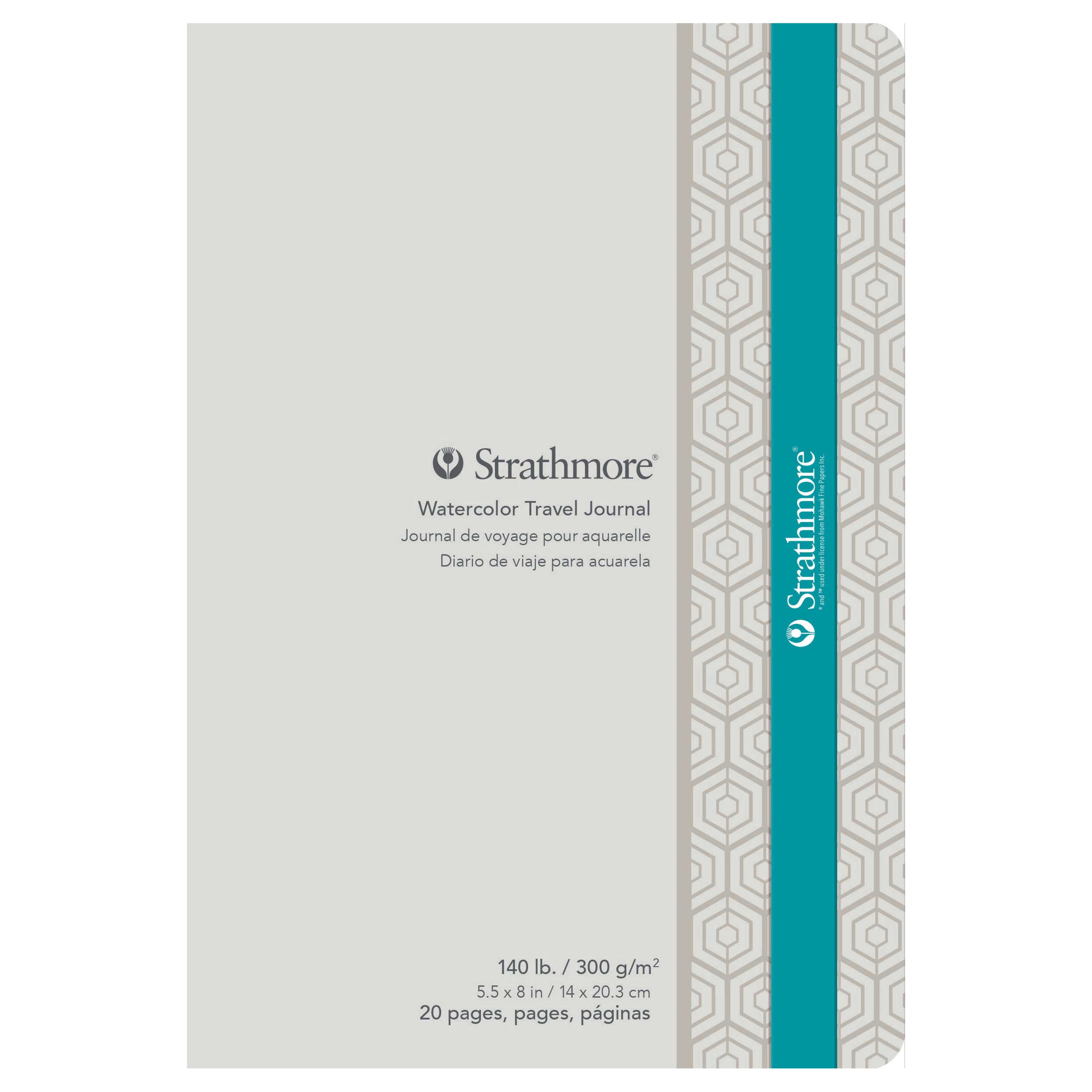 Strathmore Soft Cover Watercolor Travel Art Journal 500 Series, 5.5" X