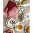 thumbnail image 4 of Red Marble Kitchen Dish Towels for Drying Dishes Set of 2, Modern Ombre Abstract Ink Painting Art Waffle Weave Microfiber Hand Tea Bathroom Towels Quick Dry & Absorbent Towel 15.7x23.6, 4 of 7