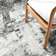 thumbnail image 2 of iOhouze 3x5 Area Rug Modern Abstract Washable Rugs Non slip Soft Low Pile Print Distressed Gray Abstract Carpet for Bedroom Living Room Laundry, 2 of 7