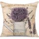 thumbnail image 2 of Juego de 4 fundas de cojín con mariposas de lavanda - 45 x 45 cm, 2 of 5