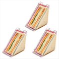 thumbnail image 1 of Embalaje Triangular para Panadería, Caja Pequeña para Sándwich, Recipientes Triangulares para Sándwich, Bolsas Reutilizables para Sándwich, Caja de Conservación, 1 of 5