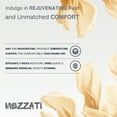 thumbnail image 4 of Mezzati Brushed Microfiber Waterbed Sheet Set - Ultra Soft and Lightweight for Ultimate Sleep Comfort, Wrinkle Free and Color Fade Resistant, 4 Pieces (Blue, King Attached), 4 of 5