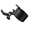 thumbnail image 2 of Soporte para auriculares Nikou 360 grados con almacenamiento de vasos de agua para escritorio color negro, 2 of 14