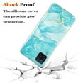 thumbnail image 3 of Case for Samsung Galaxy A12 5G, Soft TPU + IMD Marble Print Pattern Case for Girls Drop Protection Sturdy Compatible with Samsung Galaxy A12 5G Ultra Slim Wireless Charging,Green Marble, 3 of 4