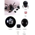 thumbnail image 2 of Halloween Juego De Globos De Araña Blanca Y Negra Artículos De Fiesta Para La Fiesta De Cumpleaños De Halloween Serendint HA043118-01, 2 of 6