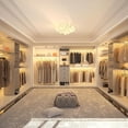 thumbnail image 3 of iSunirm 120'' Closet System, 10 Ft Heavy Duty Closet Organizer System with 3 Drawers & 3 Shelf Towers, Gray, 3 of 9