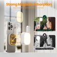 thumbnail image 4 of Magnetic Phone Selfie Light, Rechargeable LED Fill Light with CRI≥95 & Adjustable Color Temperature, 360° Rotatable and Foldable for Phone Vlogging, Makeup, TikTok, Video Recording (White), 4 of 6