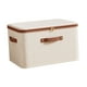 thumbnail image 3 of Caja de almacenamiento de almacenamiento de almacenamiento de colch de colchas Caja a prueba de polvo con cubierta Organizador de juguetes para niños, 3 of 8
