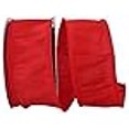 thumbnail image 3 of Reliant Ribbon 92975W-065-40H 2.5 in. 20 Yards Dupioni Supreme Wired Edge Ribbon, Red, 3 of 3