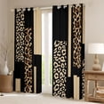 thumbnail image 2 of Erosebridal Abstract Cheetah Print Curtains Pack of 2 (42x84 Each), Kids Boys Girls Women Curtains Blackout, 2 of 6