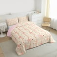 thumbnail image 3 of Feelyou Kids Princess Bowknot Twin Comforter Sets, Cartoon Stars Bedding Set, 2 Pieces, 3 of 8
