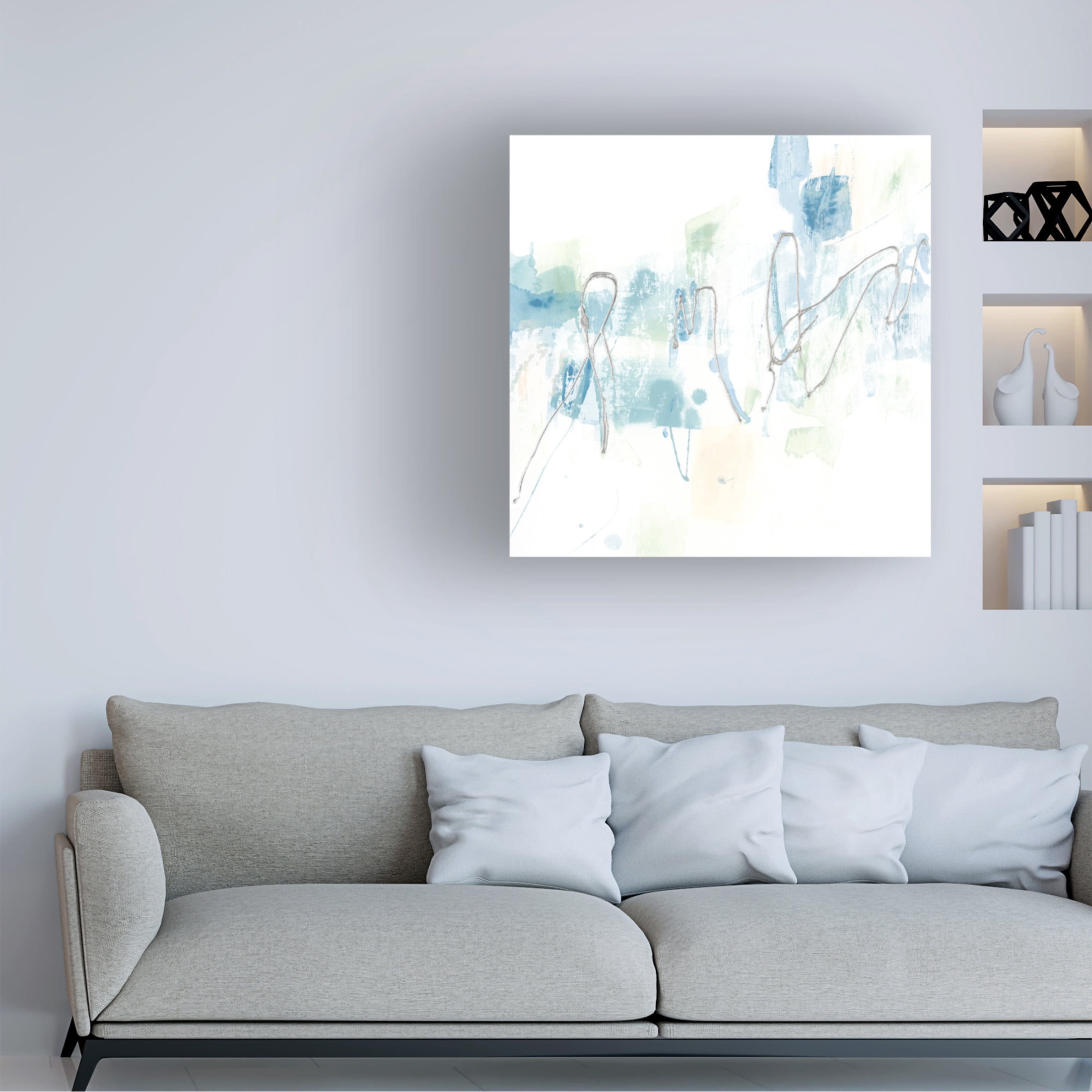 Trademark Fine Art June Erica Vess  Arctic Scribe I Canvas Wall Art