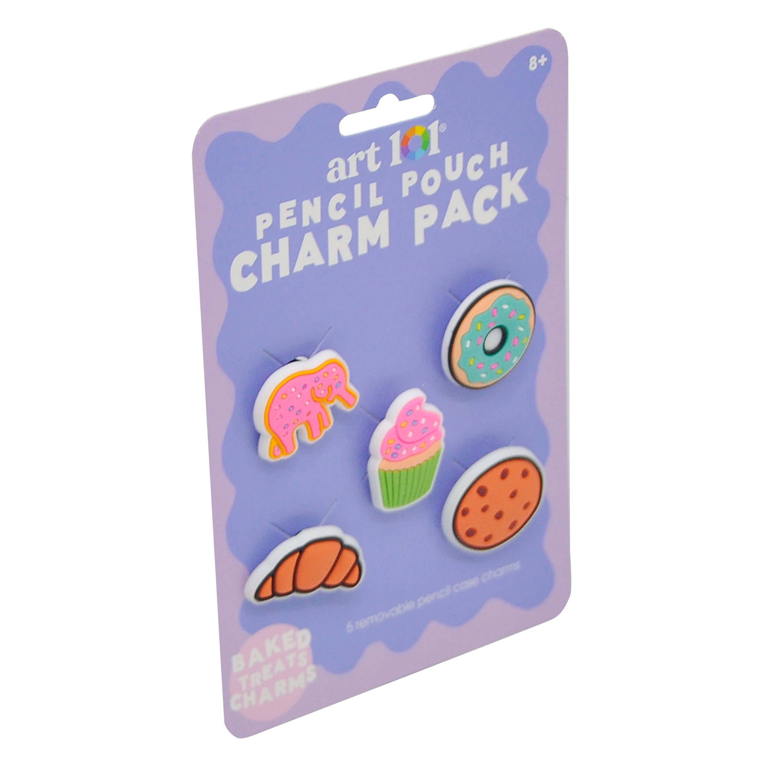 Art 101 Sweet Treat Charms-Pencil Case Accessory, Back to School, 5-Pack