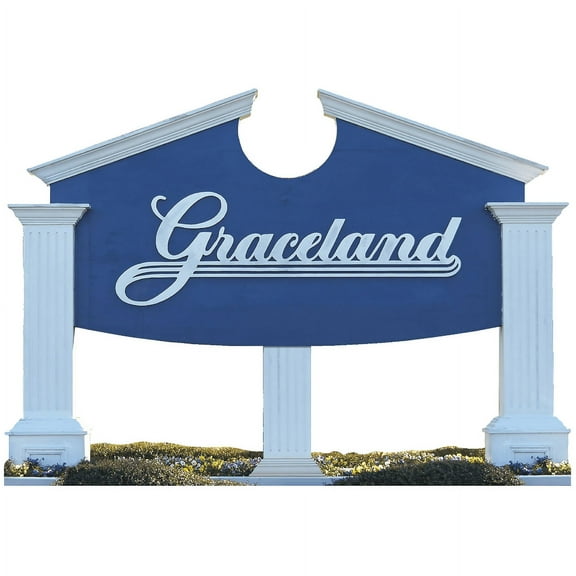 Graceland Sign at Elvis Boulevard Memphis Tennessee Cardboard Cutout Standee Standup