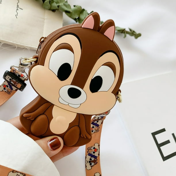 Monedero de animales de dibujos animados Bling Bling silicona