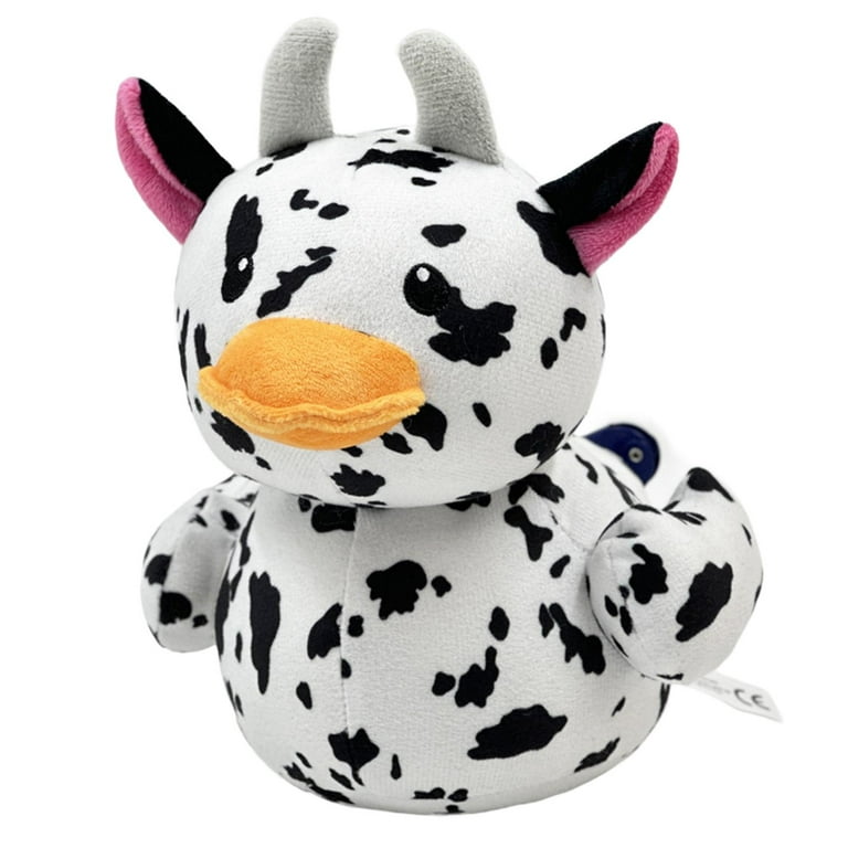 Rushawy Adorable Plush Cow Toy Cow Duck Stuffed Animal Toy for Bedroom Travel Easter