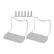 thumbnail image 1 of 2 topes deslizantes para colchón, pinzas para colchón, fáciles de instalar, multifuncionales. Blanco 10CM, 1 of 9