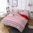thumbnail image 1 of MAWCLOS Coverlet Set Printed Quilt Sets 3 Pieces Christmas Microfiber Bedspread Lightweight Comforter Breathable Ultra Soft With 2 Pillowcases Style D Twin, 1 of 1