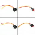 thumbnail image 2 of AC 6A/10A 250V 2 Wired Mount SPST On/Off Snap in Rocker Switch for Auto Boat Universal, 2 of 5