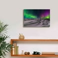 thumbnail image 6 of Epic Graffiti 'Northern Lights On The Arctic Ocean Shore 1' by Epic Portfolio, Giclee Canvas Wall Art, 18"x12", 6 of 8
