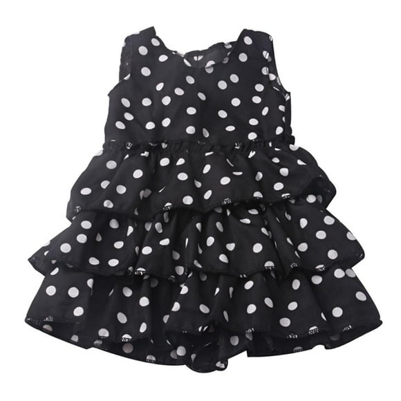 Vestido de verano con traje que se adapta a de accesorios Negro Sunnimix Vestido de verano de muñeca de 18 pulgadas