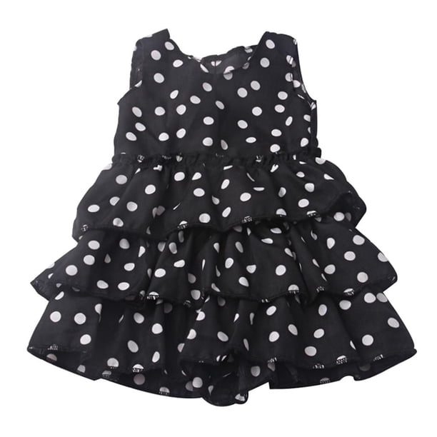 Vestido de verano con traje que se adapta a de accesorios Negro Sunnimix Vestido de verano de muñeca de 18 pulgadas