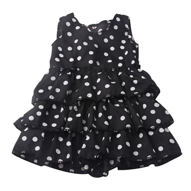 Vestido de verano con traje que se adapta a de accesorios Negro Sunnimix Vestido de verano de muñeca de 18 pulgadas