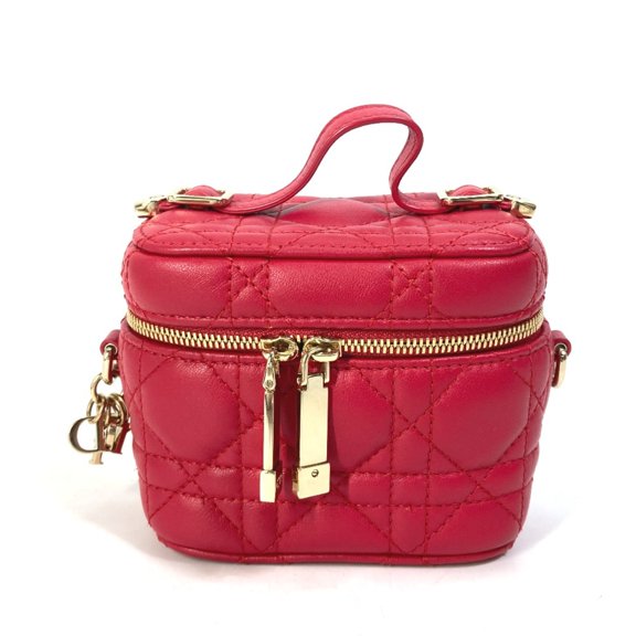 Pre-Owned CHRISTIAN DIOR S0918ONMJ LADY CHRISTIAN DIOR LADY DIOR 2WAY Shoulder Bag... (Good)
