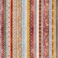 thumbnail image 6 of SAFAVIEH Bokhara Rosanne Striped Polyester Area Rug, Brown/Yellow, 5' x 7'6", 6 of 7
