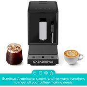 CASABREWS ACAFEPLUS, 20 Bar Fully Automatic Espresso Machine, Black