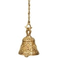 thumbnail image 2 of 13 Inch Ashta Vinayaka Temple Hanging Bell Brass Sculpture, 2 of 2