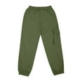 thumbnail image 6 of Nskgu Boys Cargo Pants Stretch Elastic Waist School Kids Twill Joggers for Kids Pull On Chino Pants with Pockets Size 5-13 Years, 6 of 6