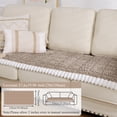 thumbnail image 5 of Vaukki Pet Couch Covers for Dogs Cats, Non Slip Geometric Jacquard Sofa Cover, Washable Furniture Protector, Pet Friendly Couch Slipcover, Brown, 5 of 9